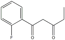 1-(2-fluorophenyl)pentane-1,3-dione 结构式