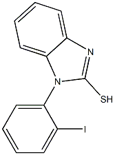 1-(2-iodophenyl)-1H-1,3-benzodiazole-2-thiol 结构式
