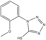 1-(2-methoxyphenyl)-1H-1,2,3,4-tetrazole-5-thiol 结构式