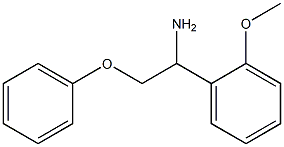 1-(2-methoxyphenyl)-2-phenoxyethanamine 结构式