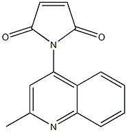 1-(2-methylquinolin-4-yl)-2,5-dihydro-1H-pyrrole-2,5-dione 结构式