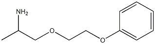 1-(2-phenoxyethoxy)propan-2-amine 结构式