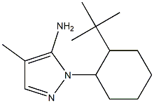 1-(2-tert-butylcyclohexyl)-4-methyl-1H-pyrazol-5-amine 结构式