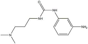 1-(3-aminophenyl)-3-[3-(dimethylamino)propyl]urea 结构式