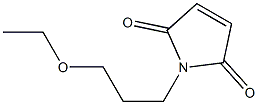 1-(3-ethoxypropyl)-2,5-dihydro-1H-pyrrole-2,5-dione 结构式