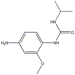 1-(4-amino-2-methoxyphenyl)-3-propan-2-ylurea 结构式