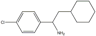 1-(4-chlorophenyl)-2-cyclohexylethan-1-amine 结构式