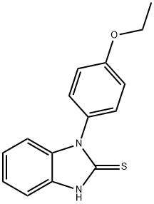 1-(4-ethoxyphenyl)-1H-1,3-benzodiazole-2-thiol 结构式