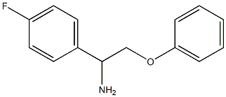 1-(4-fluorophenyl)-2-phenoxyethanamine 结构式