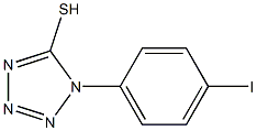 1-(4-iodophenyl)-1H-1,2,3,4-tetrazole-5-thiol 结构式