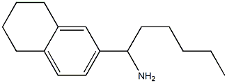 1-(5,6,7,8-tetrahydronaphthalen-2-yl)hexan-1-amine 结构式