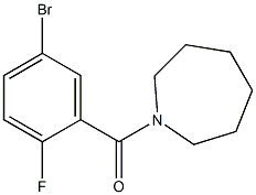 1-(5-bromo-2-fluorobenzoyl)azepane 结构式