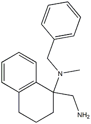 1-(aminomethyl)-N-benzyl-N-methyl-1,2,3,4-tetrahydronaphthalen-1-amine 结构式