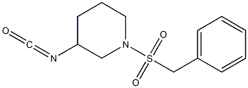 1-(benzylsulfonyl)-3-isocyanatopiperidine 结构式