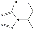 1-(butan-2-yl)-1H-1,2,3,4-tetrazole-5-thiol 结构式