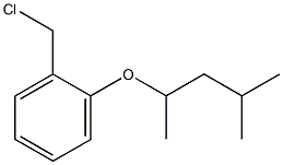 1-(chloromethyl)-2-[(4-methylpentan-2-yl)oxy]benzene 结构式