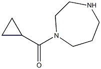 1-(cyclopropylcarbonyl)-1,4-diazepane 结构式