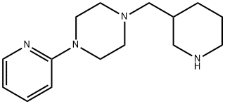1-(piperidin-3-ylmethyl)-4-(pyridin-2-yl)piperazine 结构式