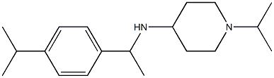 1-(propan-2-yl)-N-{1-[4-(propan-2-yl)phenyl]ethyl}piperidin-4-amine 结构式