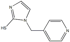 1-(pyridin-4-ylmethyl)-1H-imidazole-2-thiol 结构式