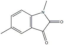 1,5-dimethyl-2,3-dihydro-1H-indole-2,3-dione 结构式