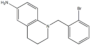 1-[(2-bromophenyl)methyl]-1,2,3,4-tetrahydroquinolin-6-amine 结构式