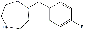 1-[(4-bromophenyl)methyl]-1,4-diazepane 结构式