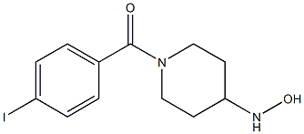1-[(4-iodophenyl)carbonyl]piperidine-4-hydroxylamine 结构式