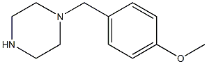 1-[(4-methoxyphenyl)methyl]piperazine 结构式