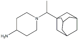 1-[1-(1-adamantyl)ethyl]piperidin-4-amine 结构式