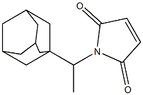 1-[1-(adamantan-1-yl)ethyl]-2,5-dihydro-1H-pyrrole-2,5-dione 结构式