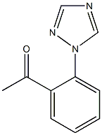 1-[2-(1H-1,2,4-triazol-1-yl)phenyl]ethan-1-one 结构式