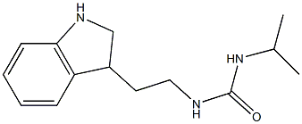 1-[2-(2,3-dihydro-1H-indol-3-yl)ethyl]-3-propan-2-ylurea 结构式