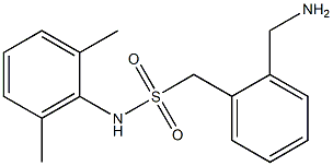 1-[2-(aminomethyl)phenyl]-N-(2,6-dimethylphenyl)methanesulfonamide 结构式