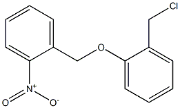 1-[2-(chloromethyl)phenoxymethyl]-2-nitrobenzene 结构式