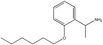 1-[2-(hexyloxy)phenyl]ethan-1-amine 结构式