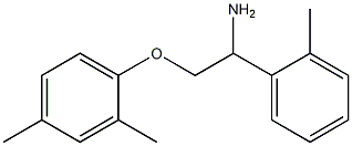 1-[2-amino-2-(2-methylphenyl)ethoxy]-2,4-dimethylbenzene 结构式