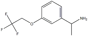 1-[3-(2,2,2-trifluoroethoxy)phenyl]ethanamine 结构式