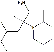 1-[3-(aminomethyl)-5-methylheptan-3-yl]-2-methylpiperidine 结构式