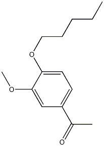 1-[3-methoxy-4-(pentyloxy)phenyl]ethan-1-one 结构式