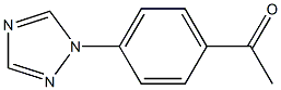 1-[4-(1H-1,2,4-triazol-1-yl)phenyl]ethan-1-one 结构式