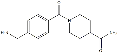 1-[4-(aminomethyl)benzoyl]piperidine-4-carboxamide 结构式