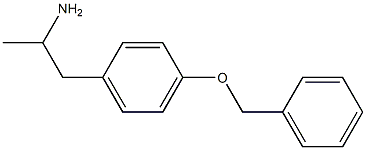 1-[4-(benzyloxy)phenyl]propan-2-amine 结构式