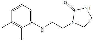 1-{2-[(2,3-dimethylphenyl)amino]ethyl}imidazolidin-2-one 结构式