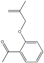 1-{2-[(2-methylprop-2-enyl)oxy]phenyl}ethanone 结构式