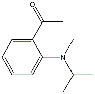 1-{2-[methyl(propan-2-yl)amino]phenyl}ethan-1-one 结构式