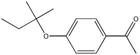 1-{4-[(2-methylbutan-2-yl)oxy]phenyl}ethan-1-one 结构式