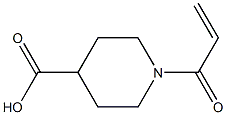 1-acryloylpiperidine-4-carboxylic acid 结构式