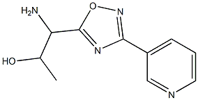 1-amino-1-[3-(pyridin-3-yl)-1,2,4-oxadiazol-5-yl]propan-2-ol 结构式