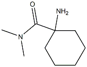 1-amino-N,N-dimethylcyclohexanecarboxamide 结构式